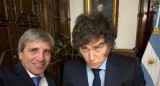 Luis Caputo y Javier Milei. Foto: NA