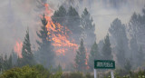 Incendios en Epuyén. Foto: NA.