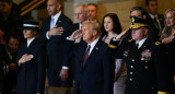 Asunción presidencial de Donald Trump. Foto: EFE.