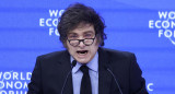 Javier Milei en el Foro de Davos. Foto: Reuters.