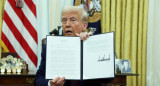 Donald Trump en el Salón Oval de la Casa Blanca. Foto: REUTERS.