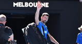 Novak Djokovic en el Abierto de Australia. Foto: EFE.