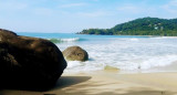 Prainha do Félix, en Brasil. Foto: Instagram / praiadofelixubatuba.