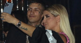 L-Gante y Wanda Nara. Foto NA