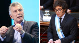 Mauricio Macri; Javier Milei. Foto: Archivo.
