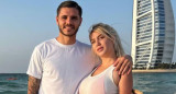 Mauro Icardi y Wanda Nara. Foto: redes sociales