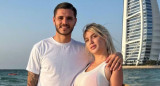 Mauro Icardi y Wanda Nara. Foto: redes sociales