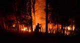 Incendios en El Bolsón. Foto: Reuters/Marcelo Martinez