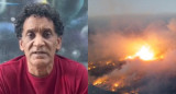 El estremecedor pedido de Diego Alonso tras los incendios en El Bolsón. Foto Canal26.com