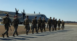 Marines estadounidenses parten para apoyar la retención de migrantes en Guantánamo. Foto: Reuters.