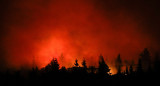 Incendios en Chubut. Foto: REUTERS/Matias Garay