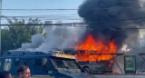 Una avioneta impactó contra un colectivo en Brasil. Foto: captura