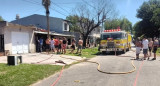 Trágico incendio en Campana. Foto NA