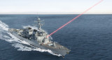 El sistema de láser de la Armada de Estados Unidos. Foto: Lockheed Martin