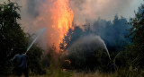 Incendios forestales en El Bolsón, Río Negro. Foto: REUTERS/Marcelo Martinez