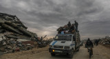 Palestinos en la Franja de Gaza. Foto: EFE (Mohamed Saber)