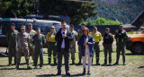 Patricia Bullrich y Luis Petri en El Bolsón.