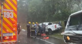 Accidente fatal en Misiones de una familia argentina que volvía de Brasil. Foto: Gentileza El Territorio.