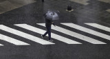 Lluvias en Buenos Aires. Foto: NA / Daniel Vides