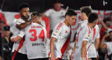 Miguel Borja; River Plate vs. Lanús. Foto: X @RiverPlate.