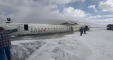 Cayó un avión en Toronto, Canadá. Foto: captura