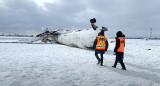 El avión de Delta cuyo aterrizaje forzoso causó decenas de heridos. Foto: Reuters.