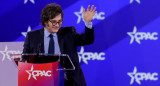 Javier Milei en la CPAC de Estados Unidos. Foto: Reuters.