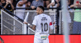 Neymar en su vuelta a Santos. Foto: X @SantosFC.