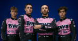 Paul Aron, Jack Doohan, Pierre Gasly y Franco Colapinto, los pilotos de Alpine para 2025. Foto: X @AlpineF1Team
