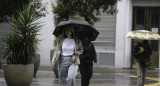 Lluvias y tormentas sobre la Ciudad de Buenos Aires. Foto: NA/DANIEL VIDES.