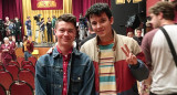 Alexander Westwoods y Asa Butterfield. Foto: redes sociales