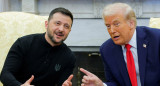 Donald Trump se reunió con Volodimir Zelenski. Foto: Reuters/Brian Snyder