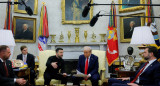 Donald Trump se reunió con Volodimir Zelenski. Foto: Reuters/Brian Snyder