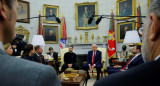 Donald Trump se reunió con Volodimir Zelenski. Foto: Reuters/Brian Snyder