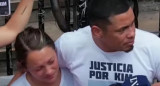 Los padres de Kim Gómez piden justicia. Foto NA