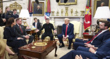 Pelea entre Donald Trump y Volodimir Zelenski. Foto: EFE/Jim Lo Scalzo
