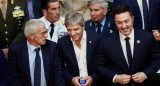 Mariano Cuneo Libarona, Luis Caputo y Luis Petri en la apertura de Sesiones Ordinarias. Foto: REUTERS/Matias Baglietto