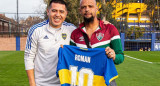 La foto con Juan Román Riquelme en Casa Amarilla. Foto: @felipemelo/Instagram