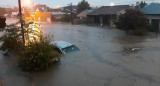 Temporal en Bahía Blanca. Foto: NA.