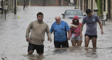 Temporal en Bahía Blanca. Foto: EFE/ Pablo Presti.