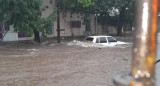 Fuerte tormenta en Tucumán. Foto NA