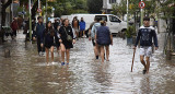 Temporal en Bahía Blanca. Foto: UNAR AGENCY/NA.