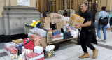 Donaciones para Bahía Blanca. Foto: NA.