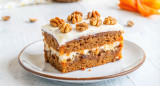 Carrot cake, postre. Foto: Freepik