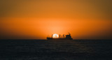 Buque de guerra en Viña del Mar, Chile. Foto: Unsplash.