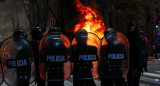 Enfrentamientos en la Ciudad de Buenos Aires. Foto: Reuters/Agustin Marcarian