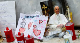 El papa Francisco está internado en el hospital Gemelli de Roma. Foto: Reuters/Ciro De Luca