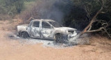 Así quedó el auto del hombre. Foto: gentileza Nuevo Diario Web