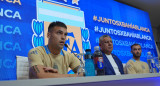 Conferencia de prensa en AFA por el partido amistoso de la Selección por Bahía Blanca. Foto: @Argentina