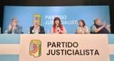 Cristina Kirchner en encuentro del Partido Justicialista. Foto: NA.